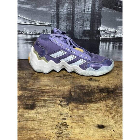 Adidas Exhibit B Mid Candice Parker Shoe Lavender Women's Size 5.5‎ - Picture 6 of 9